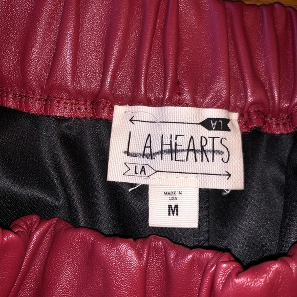 Faux Leather Shorts - Picture 3 of 4